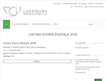 Tablet Screenshot of landmans1905.com
